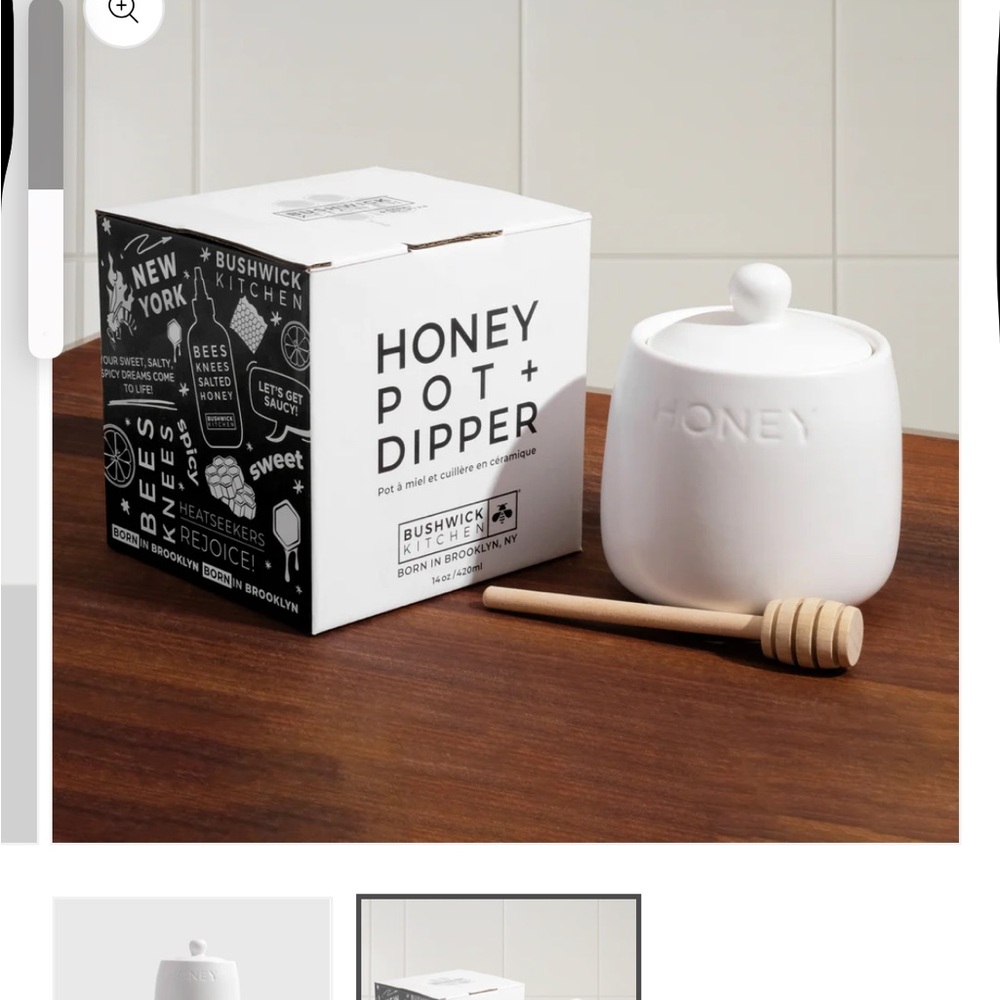 Bushwick kitchen honey pot + dipper